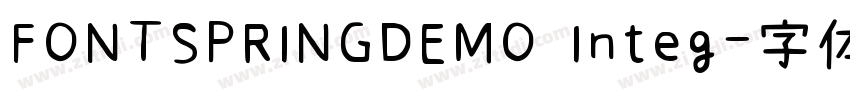 FONTSPRINGDEMO Integ字体转换